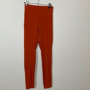 REI‎ Take Your Time Leggings Size Small Style 167871 Orange Rust (P18)
